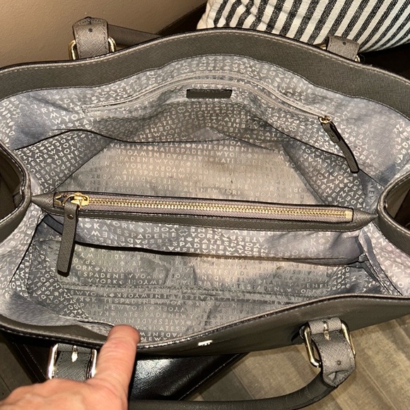 Kate Spade Charcoal Tote Bag - Picture 9 of 9